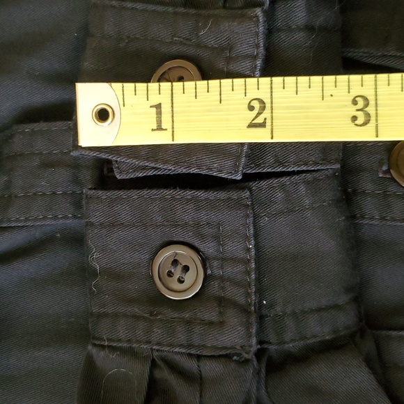 Vtg D Frank Size 6 Black Belted Shirt Dress Dolman Sleeves and Side Seam Pockets - Picture 11 of 16